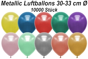 Luftballons Metallic 30 cm - 10000 Stück