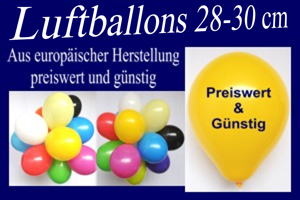 Luftballons 30 cm - Günstig