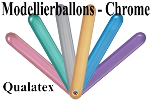 Modellierballons Chrome