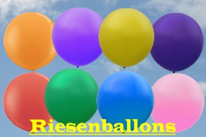 Riesenballons, Luftballons-Riesen