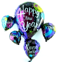 Folienballons Silvester