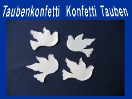 Taubenkonfetti - Hochzeitsdekoration