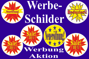 Werbeschilder