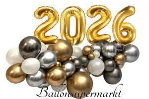 Do it Yourself Ballondeko Silvester