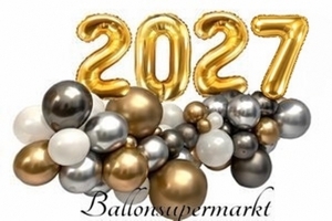 Do it Yourself Ballondeko Silvester
