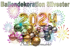 Silvester Ballondekoration