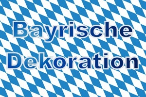 Dekoration Bayrische Rauten