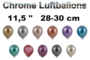 Chrome Luftballons 28-30 cm Chrome Luftballons 28-30 cm