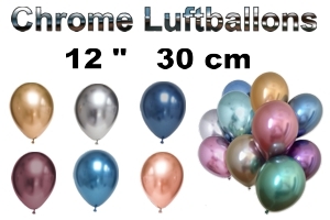 Chrome Luftballons 30 cm