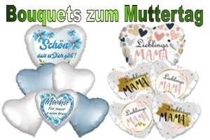 Bouquets aus Heliumballons zum Muttertag