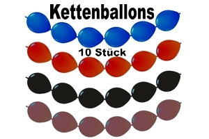Link o Loons Luftballons, Kettenballons, 10 Stück