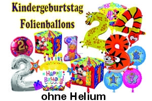 Kindergeburtstag Folienballons ohne Helium Kindergeburtstag Folienballons ohne Helium