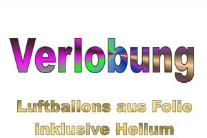 Verlobung Luftballons