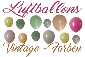  Vintage Luftballons
