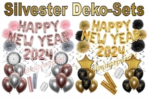 Silvester Deko-Sets