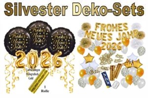Silvester Deko-Sets