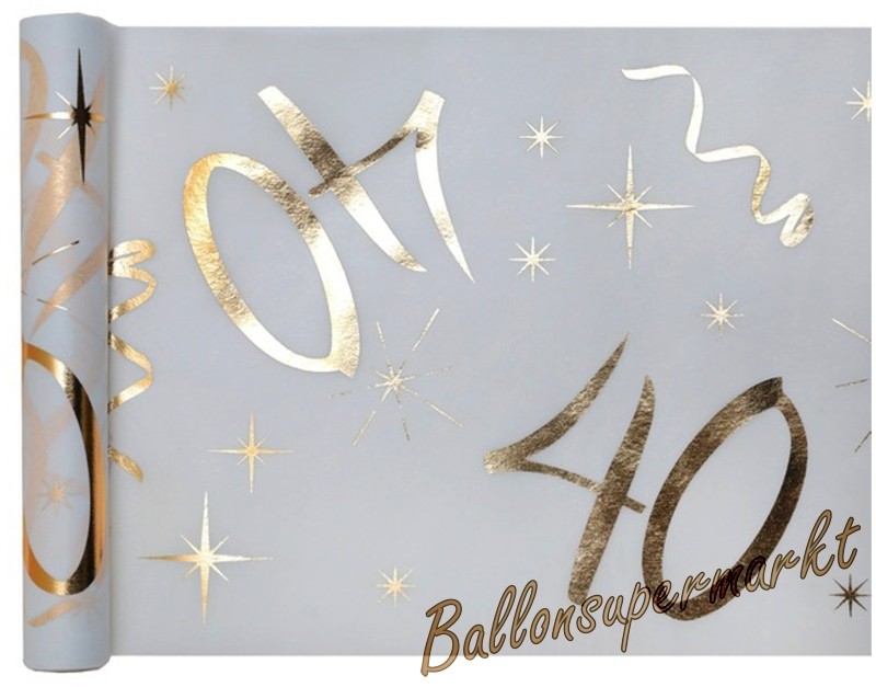 Konfetti Mit Zahl 40 – Gold, Schwarz, Silber Für Geburtstag & Jubiläum