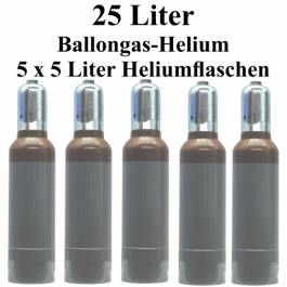 Ballongas Helium 25 Liter Mehrwegflaschen