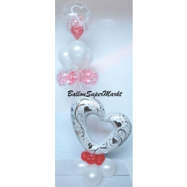 Ballon-Bouquet-Verschlungene Herzen