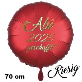 Abi 2025 geschafft! Großer Luftballon mit Helium