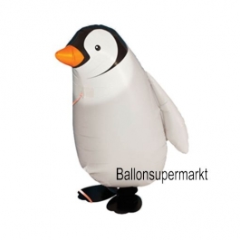 Airwalker Luftballon, Pinguin, mit Helium laufender Tier-Ballon
