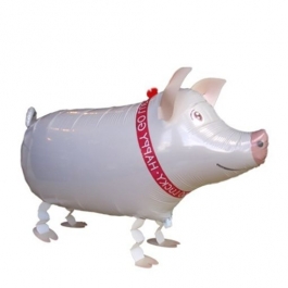 Airwalker, Laufende Tiere, Schweinchen ohne Helium