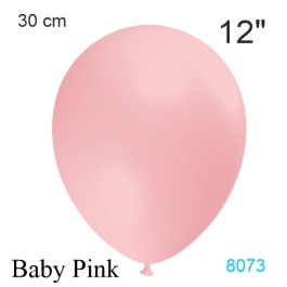 Luftballon in Vintage-Farbe Baby Pink, 12"