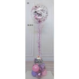 Aqua-Ballon mit Konfetti Ballon 