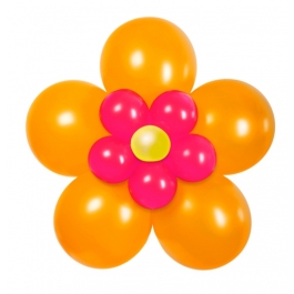 Ballon-Set Flower, Orange