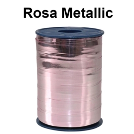 Ballonband Rosa Metallic auf Rolle