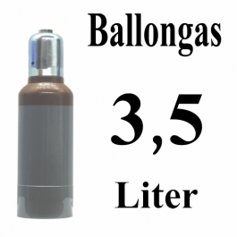 Ballongas Helium 3,5 Liter Mehrwegflasche