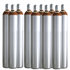 Ballongas Service NRW 10 Ballongasflaschen 50 Liter, 99,996 reines Helium