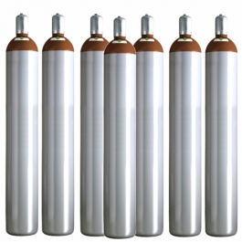 Ballongas Service NRW 7 Ballongasflaschen 50 Liter, 99,996 reines Helium