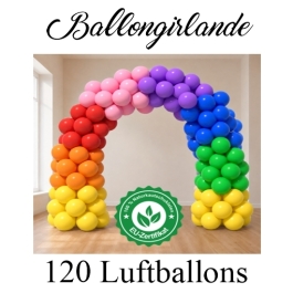 Ballongirlande Colorful