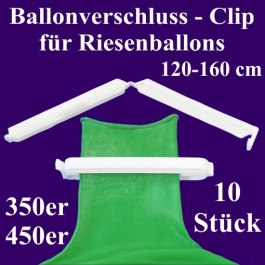 Ballonverschlüsse, Clips, Fixverschlüsse für Riesenballons 350er und 450er, 10 Stück