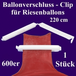 Ballonverschluss, Clip, Fixverschluss für Riesenballons 600er