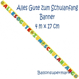 Buchstabengirlande Alles Gute zum Schulanfang