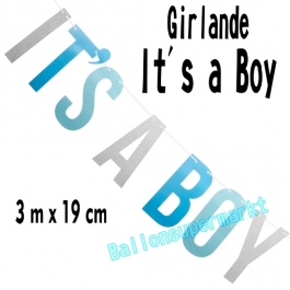 Glitzerndes Banner It's a Boy