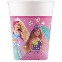 Partybecher Barbie Fantasy zum Kindergeburtstag, 8 Stück