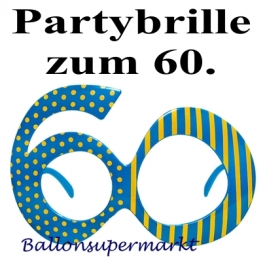 Party-Brille zum 60. Geburtstag