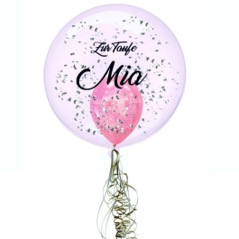 Bubbles Ballon zur Taufe