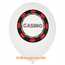 Casino Luftballons, 8 Stück