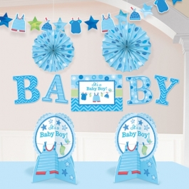 Deko-Set Schower with Love Boy, Dekoration Babyparty