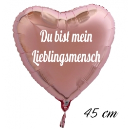 Du bist mein Lieblingsmensch Luftballon. 45 cm inklusive Helium