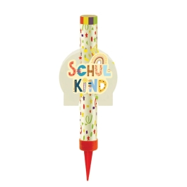 Leuchtfontäne Schulkind - Kuchendeko