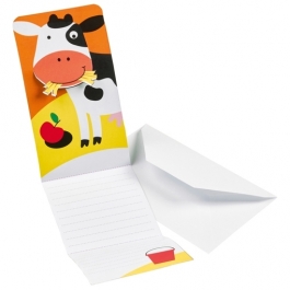 Einladungskarten Farm Fun zum Bauernhof Kindergeburtstag, 8 Stück