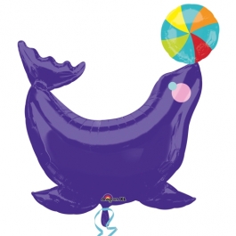 Zirkus Seehund Luftballon ohne Helium