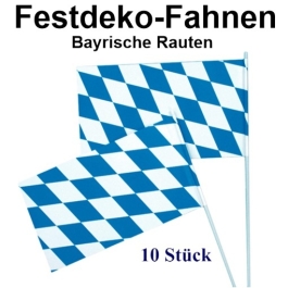 Bavaria Fahnen, Bayrische Wochen Dekoration