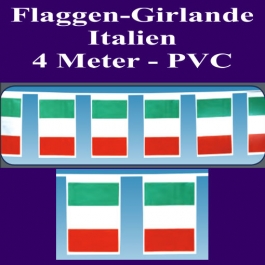 Flaggen-Girlande-Italien