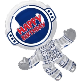 Astronaut, Luftballon aus Folie mit Helium
